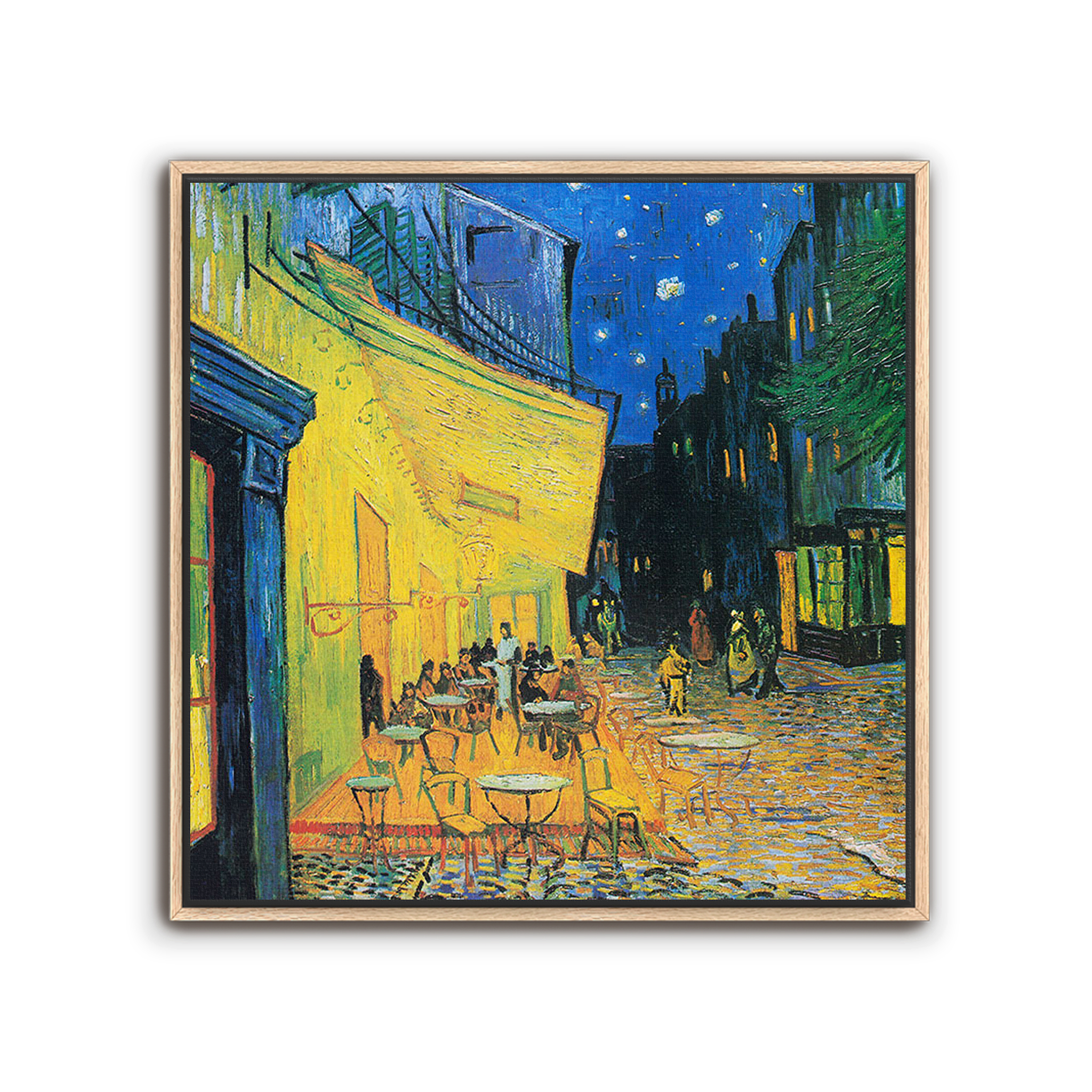Van Gough, Cafe Terrace, Square Canvas