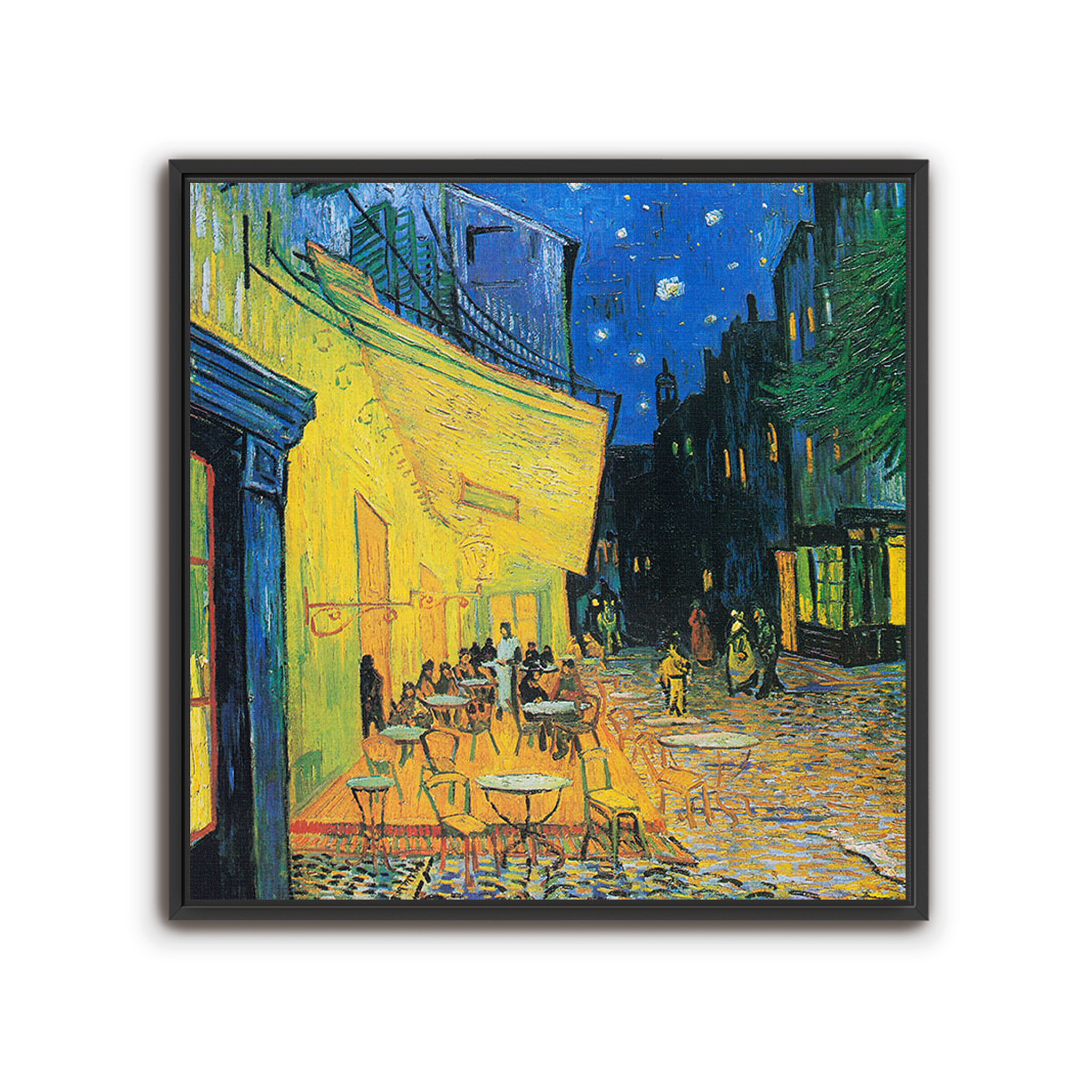Van Gough, Cafe Terrace, Square Canvas